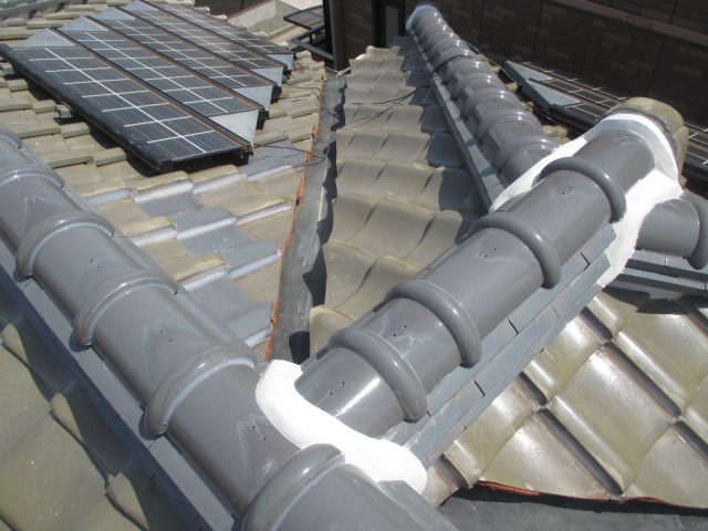 播磨町のガルバリウム鋼板製の新しい谷板金